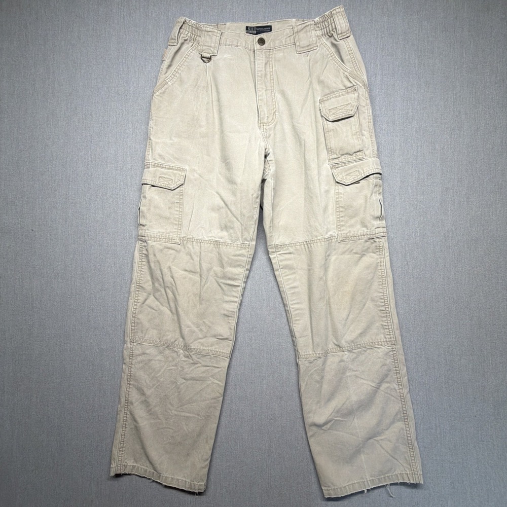 5.11 Tactical Mens Cargo Regular Fit Cotton Work Pants Sz 32x32 (Fits 30x30)